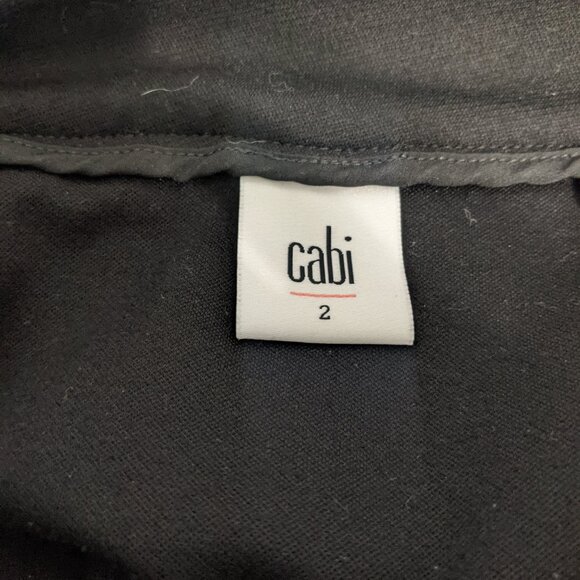 2for$30 CAbi Black skirt with Lace  overlay Mini Skirt Size 2 - Picture 4 of 6